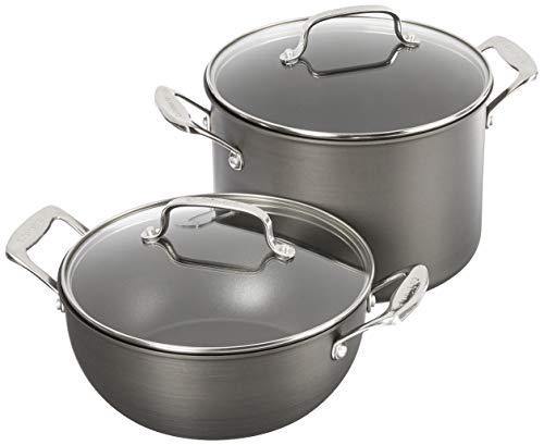 Cuisinart Chef's Classic Non-Stick Hard Anodized, 17 Piece Set, Black - JOY2ESpree