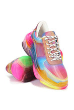 
                        
                          Muat gambar ke penampil Galeri, Cape Robbin Presents MDT Cyber Sneakers for Women, Wedge Fashion Sneaker Shoes for Women with Chunky Block Heels
                        
                      