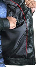 
                        
                          Cargar imagen en el visor de la galería, Laverapelle Men's Genuine Lambskin Leather Jacket (Black-Snaff, Custom, Polyester Lining)-1501135
                        
                      