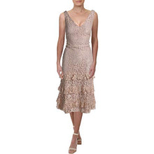 
                        
                          Load image into Gallery viewer, LAUREN RALPH LAUREN Womens Melrosa Lace Midi Cocktail Dress
                        
                      