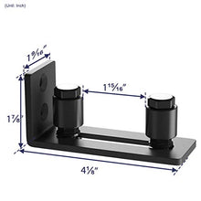 
                        
                          गैलरी व्यूवर में इमेज लोड करें, SMARTSTANDARD Sliding Barn Door Bottom Adjustable Floor Guide Roller, Black, Smoothly and Quietly, Easy to Install (2 Rollers)
                        
                      