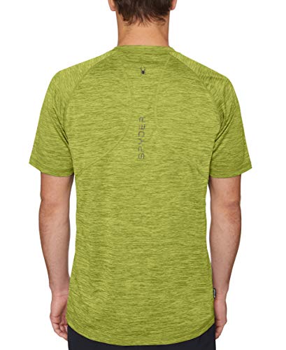 Spyder Men's Hydro Stretch Swim T-Shirt - Quick Dry Short Sleeve Rash Guard Tee