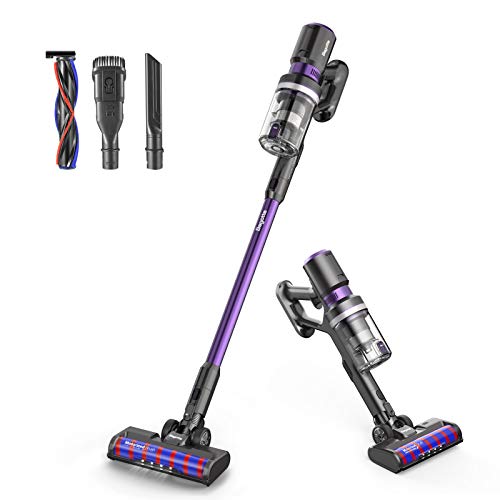 Cordless Vacuum Cleaner, Bagotte 8-in-1 25000Pa Powerful Suction Stick Handheld Vacuum Cleaner for Pet Hair Hard Floor Carpet Car, Lightweight - JOY2ESpree