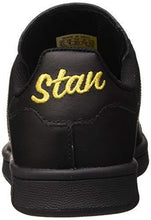 
                        
                          Load image into Gallery viewer, adidas Originals Stan Smith J Black/Gold Metallic Leather 4 US Junior - JOY2ESpree
                        
                      