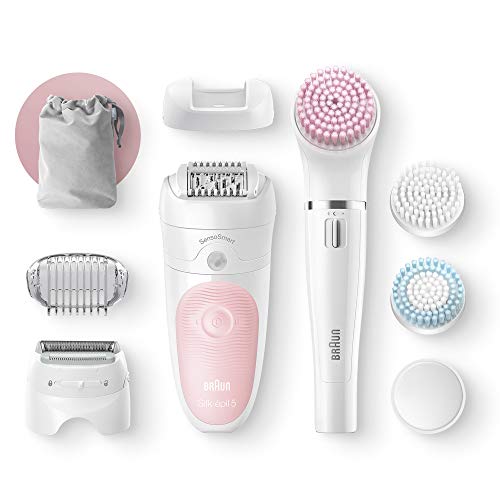 Braun Epilator Silk-épil 5 5-895, Hair Removal for Women, Shaver and Trimmer