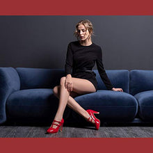 
                        
                          Muat gambar ke penampil Galeri, MACKIN J G574-1 Women's Mary Jane Vintage Heels Chunky Platform T-Strap Dress Pumps
                        
                      