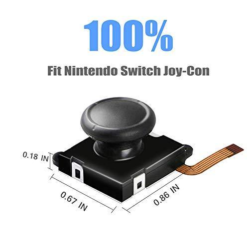 Joycon Joystick Replacement for Switch Joy Con,3-Pack 3D Analog Thumb Stick - JOY2ESpree