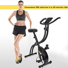 
                        
                          Cargar imagen en el visor de la galería, Foldable Exercise Bike Adjustable Magnetic Resistance Indoor Cycling Bike Portable Indoor Stationary Bike - JOY2ESpree
                        
                      