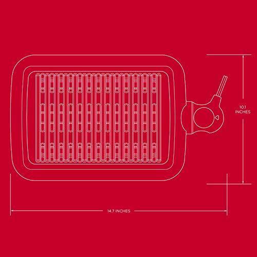 George Foreman GFS0090SB Open Grate Smokeless Grill, Black, Family Size - JOY2ESpree