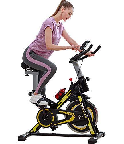 Fitness Synergy Magnetic Indoor Cycling Bike Stationary Exercise Bike, Super Silent Spin Bike - JOY2ESpree