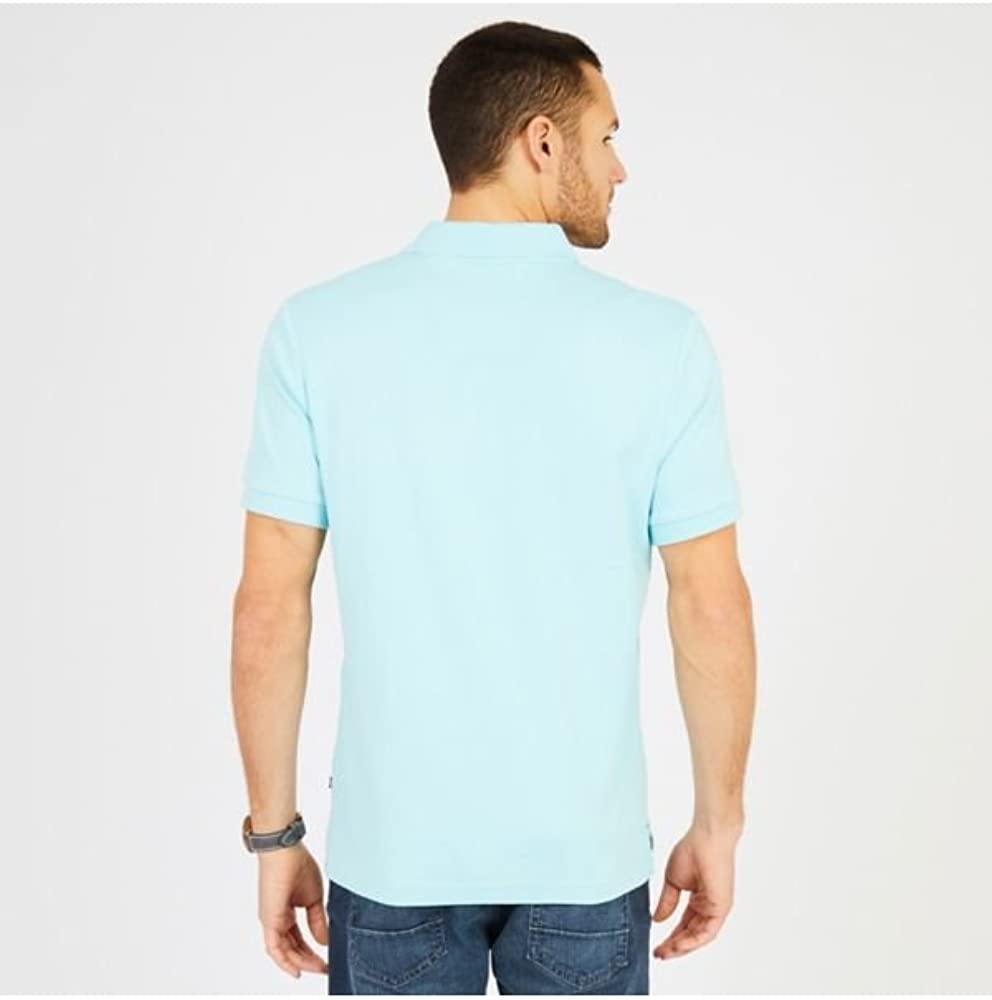 Nautica Men's Classic Fit Short Sleeve Solid Soft Cotton Polo Shirt - JOY2ESpree