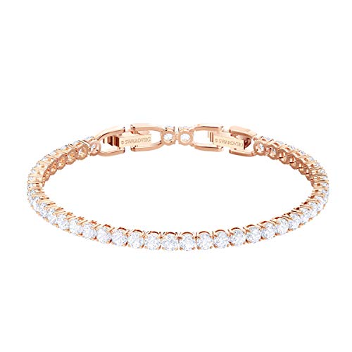 SWAROVSKI Women's Tennis Deluxe Jewelry Collection, Clear Crystals - JOY2ESpree