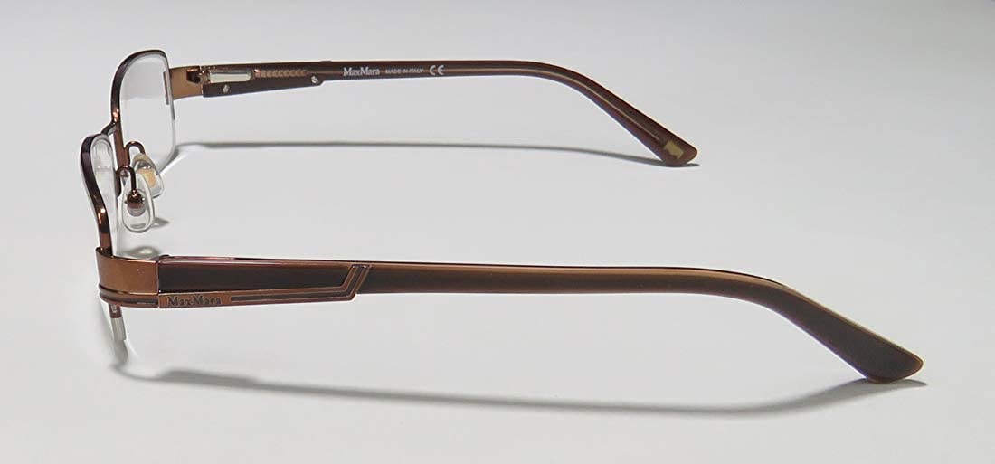 Max Mara 1085 Womens/Ladies Designer Half-rim Spring Hinges Brand Exclusive Collectible Eyeglasses/Eyewear