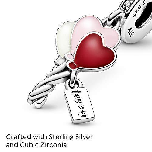 Pandora Jewelry Happy Bday Balloon Dangle Cubic Zirconia Charm in Sterling Silver - JOY2ESpree