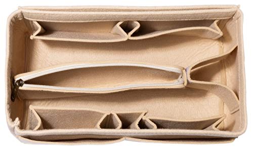 HEALTHLOVE Felt Insert Bag Organizer Purse Organizer Include Zipper Purse for Handbag Choice 3 Size