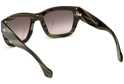 Sunglasses Balenciaga BA 59 BA0059 61Z green horn / gradient or mirror violet