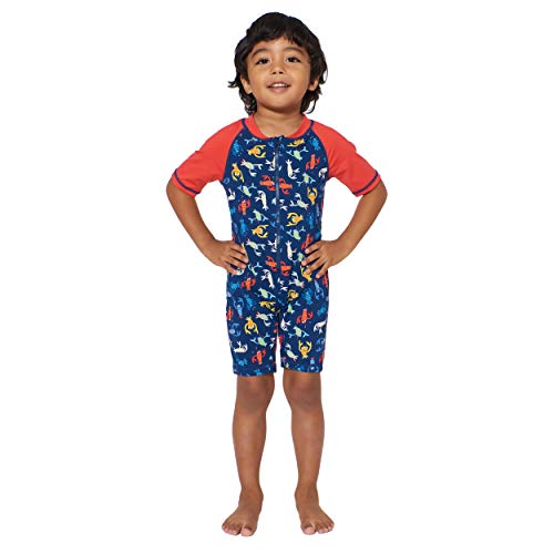 Tommy Bahama Boys' One Piece Rashguard Swimsuit Bathingsuit