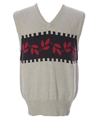 GANT Men's V-Neck Sweater Vest Oatmeal Melange - JOY2ESpree