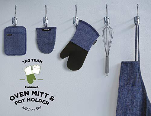Cuisinart Chambray Neoprene Mini Oven Mitts, 2 Pack – Heat Resistant to 400 F . - JOY2ESpree