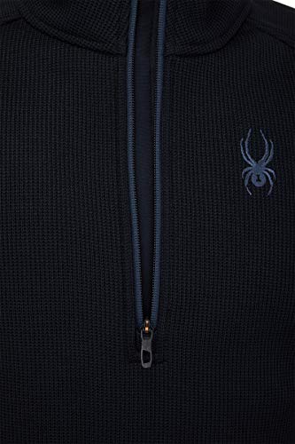 Spyder Active Sports Men's Outbound Half Zip Mid-Weight Mock Neck Sweater