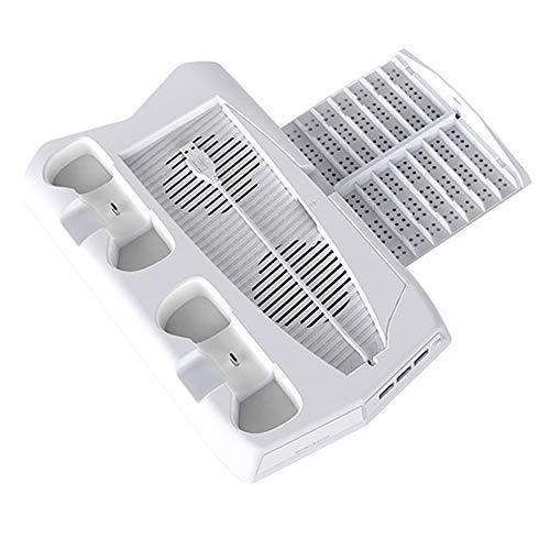Vertical Stand for Playstation 5 with Cooling Fan Charging Station for PS5 Digital/CD-ROM Edition Console - JOY2ESpree