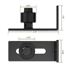 
                        
                          Load image into Gallery viewer, Homlux Heavy Duty Sliding Barn Door Floor Guide,Adjustable Roller,Wall Mount System,Flush Bottom Design,Floor and Door Panel Non-Damage(Floor Guide-3)
                        
                      