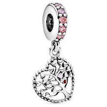 
                        
                          Load image into Gallery viewer, Pandora Jewelry Tree of Love Cubic Zirconia Charm in Sterling Silver - JOY2ESpree
                        
                      