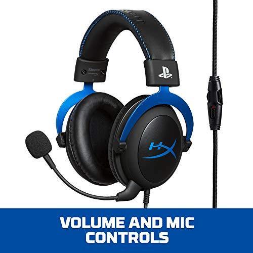 HyperX Cloud - Official PlayStation Licensed Gaming Headset for PS4 and PS5 with In-Line Audio Control - JOY2ESpree