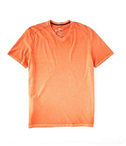 Tommy Bahama Cirrus Coast V-Neck Short Sleeve Mango Tango MD