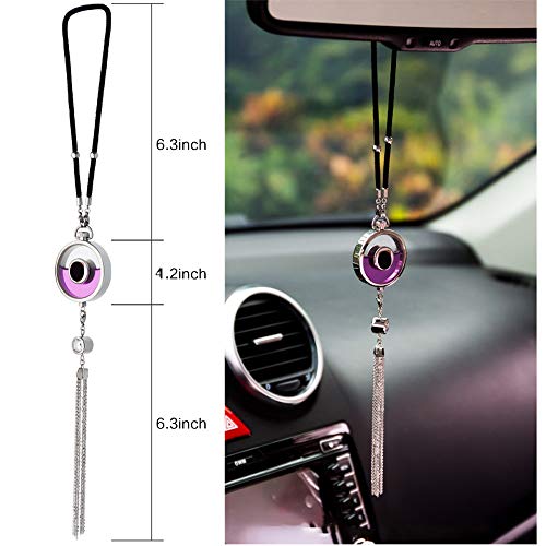 VILLSION Car Logo Perfume Air Freshener Rearview Mirror Pendant Ornament Exquisite for Car with Gift Box