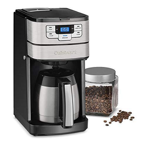 Cuisinart DGB-450 Blade Grind and Brew 10-Cup Thermal Carafe Coffeemaker with Descaling Liquid and Tumbler Bundle (3 Items) - JOY2ESpree