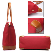 
                        
                          Load image into Gallery viewer, NNEE Water Resistance Nylon Tote Bag &amp; Multiple Pocket Design
                        
                      