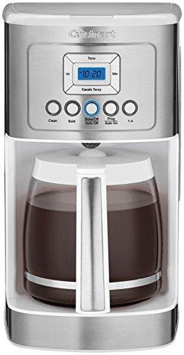 Cuisinart DCC-3200W Perfectemp Coffee Maker, 14 Cup Progammable Coffeemaker with Glass Carafe, White - JOY2ESpree