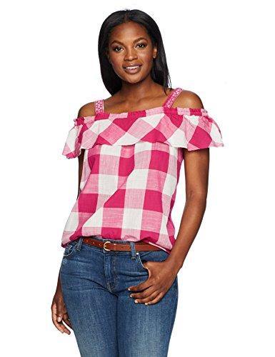 Jag Jeans Women's Annalie Top, Bougainvillea, X