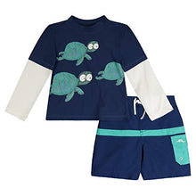 
                        
                          गैलरी व्यूवर में इमेज लोड करें, Tommy Bahama Boys' Long Sleeve Rashguard and Trunks Swimsuit Set
                        
                      