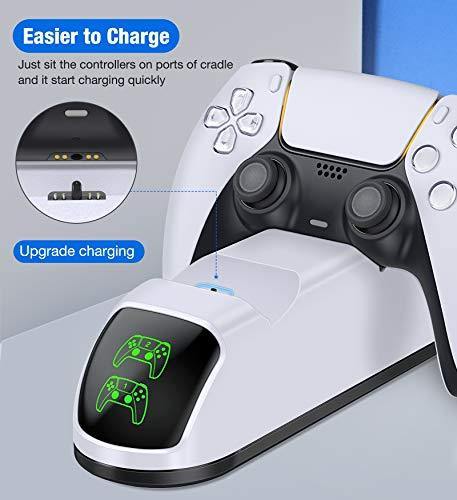 BEBONCOOL PS5 Charging Station, PS5 Controller Charger Station for Dualsense Controller - JOY2ESpree