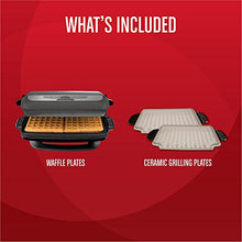 
                        
                          Muat gambar ke penampil Galeri, George Foreman GRP4842MB Multi-Plate Evolve Grill, (Ceramic Grilling Plates, and Waffle Plates Included), Black - JOY2ESpree
                        
                      