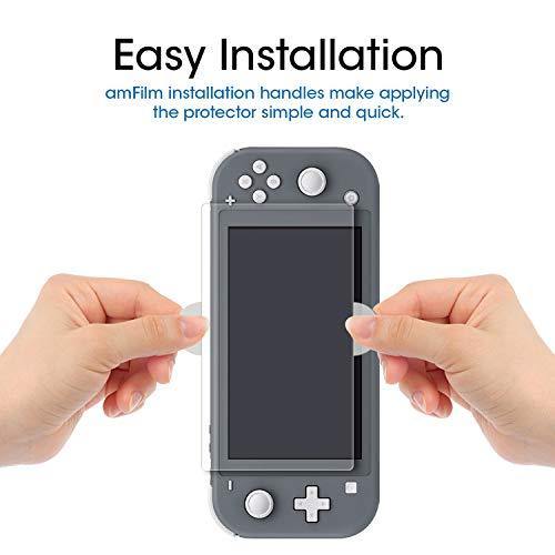 amFilm Tempered Glass Screen Protector for Nintendo Switch Lite 2019 (3-Pack) - JOY2ESpree