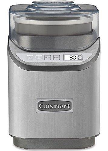 Cuisinart ICE-70 Electronic Ice Cream Maker, Brushed Chrome (Renewed) - JOY2ESpree