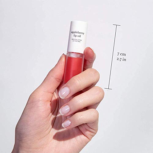 NOONI Appleberry Lip Oil | Korean Lip Oil To Soothe Dry Lips | Skincare, Vegan, Cruelty-free, PETA Certified, Paraben-free, Mineral-Oil free