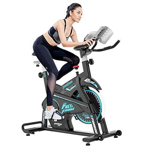 pooboo Magnetic Exercise Bike Stationary 330 Lbs Weight Capacity Indoor Cycling Bike - JOY2ESpree