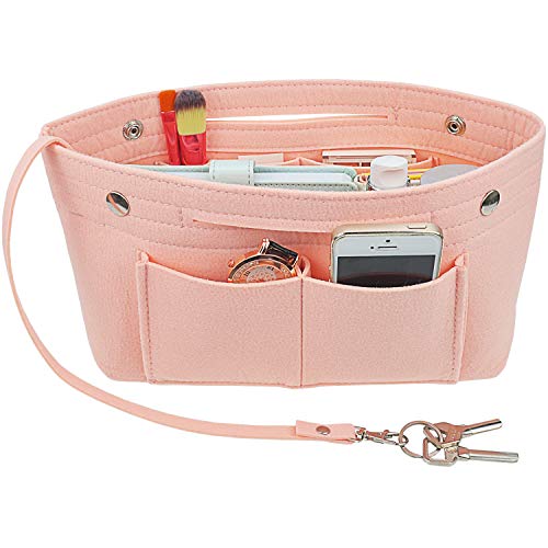 YIICOOLY Felt Tote Handbag Purse Organizer Insert Divider Shaper Bag in Bag