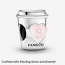 
                        
                          Load image into Gallery viewer, Pandora Jewelry Take a Break Coffee Cup Sterling Silver Charm - JOY2ESpree
                        
                      