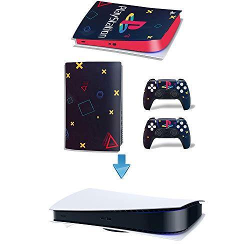 Decals Cover Whole Body Skin Protector for PS5 Playstation 5 Console Wrap Sticker Skin with 2 Wireless DualSense Controller Decal - JOY2ESpree