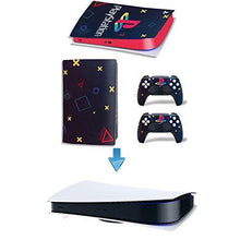 
                        
                          Load image into Gallery viewer, Decals Cover Whole Body Skin Protector for PS5 Playstation 5 Console Wrap Sticker Skin with 2 Wireless DualSense Controller Decal - JOY2ESpree
                        
                      