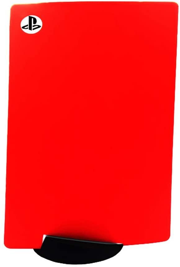 PS5 Silicone Skin Cover, Dustproof Anti-Scratch Anti-Fall Protector Case for Sony Playstation 5 Ultra HD/Digital Edition Console (Ultra HD, Red) - JOY2ESpree