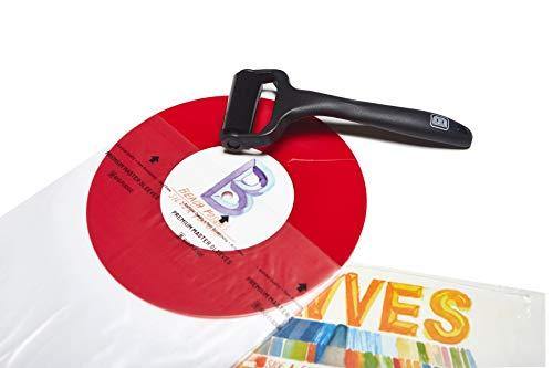 Big Fudge Record Pal, Vinyl Roller Cleaner. Black Vinyl Record Cleaner in Gift Pack. Silicone Lint Roller for LP Records, Anti-Static Record Duster. - JOY2ESpree