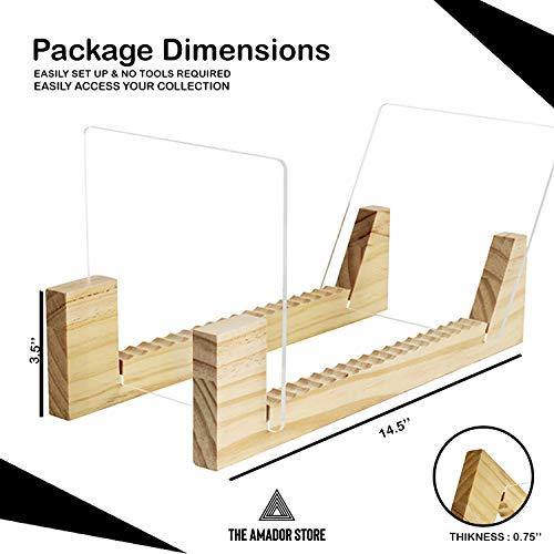 The Amador's Store Vinyl LP Record Rack 50-55 LP storage Stand Holder - JOY2ESpree