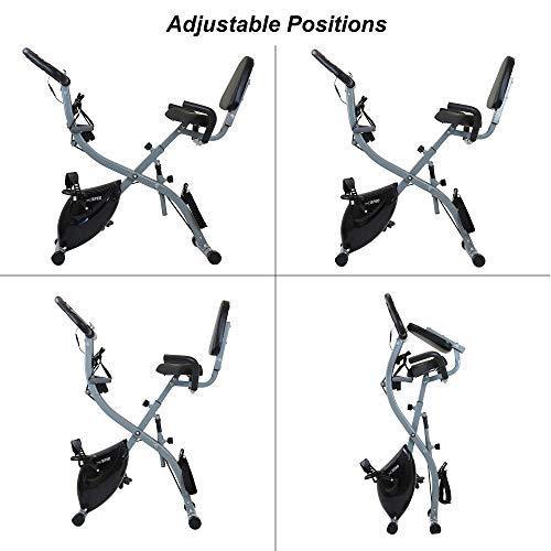Xspec Recumbent Upright Indoor Cycling Foldable Stationary Exercise Bike - JOY2ESpree