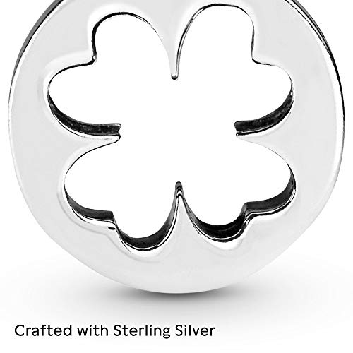Pandora Jewelry Luck and Courage Four-Leaf Clover Sterling Silver Charm - JOY2ESpree